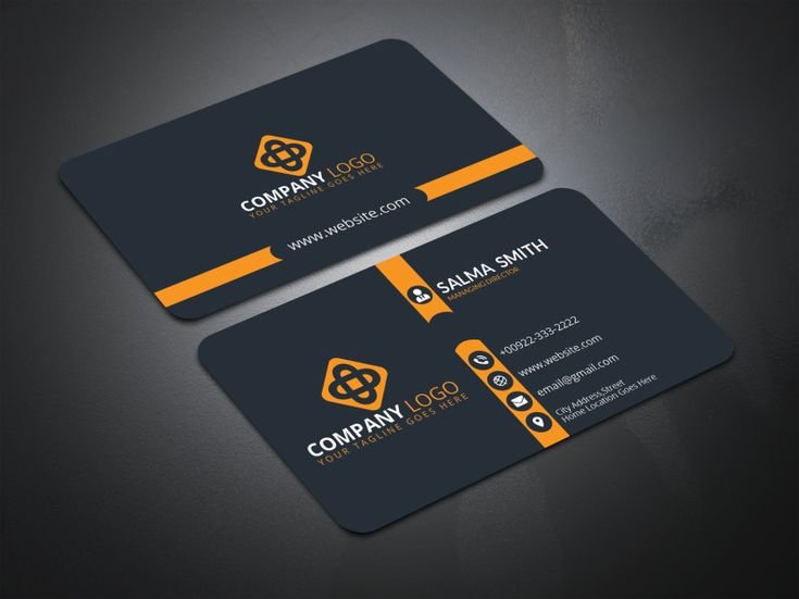 Premium visiting cards with glossy finish
